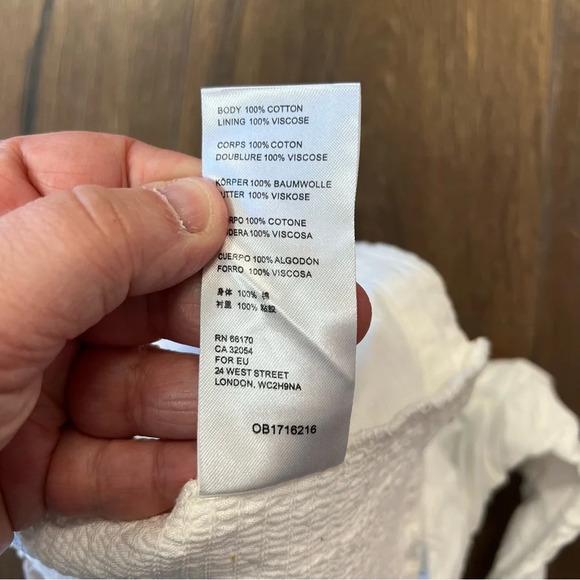 🆕 Free People Ashley Tank in Optic White SZ LG - Picture 6 of 6